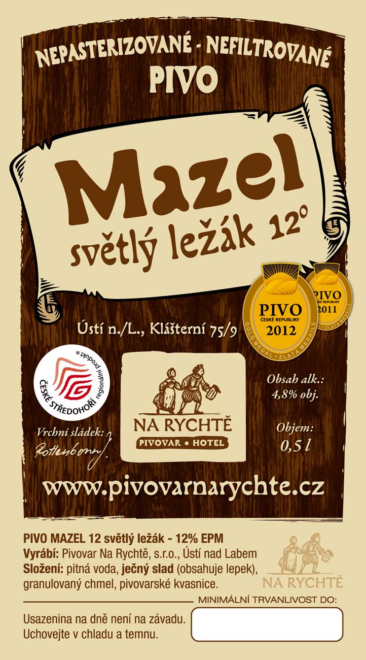 Ústecký Mazel Pivovar Na Rychtě