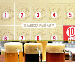 Zákaznická pivní karta Pivovar Na Rychtě